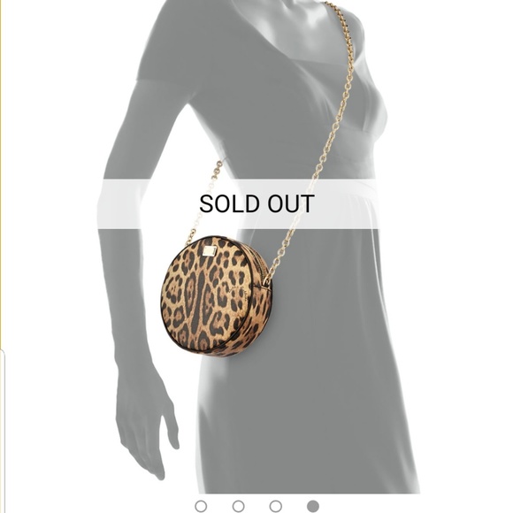 Dolce & Gabbana Leopard Print Glam Round Crossbody - Picture 4 of 4